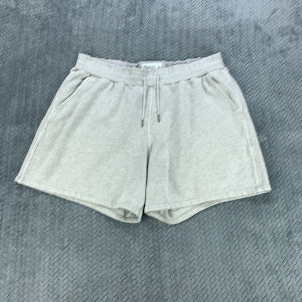 Abercrombie & Fitch Shorts Small Womens XXL Gray Soft A&F Fleece Relaxed Pockets